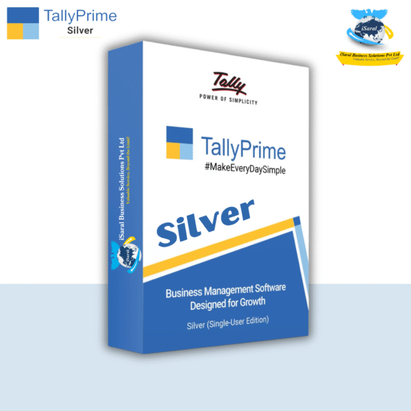 TallyPrime Silver – 12 Months (Single User)