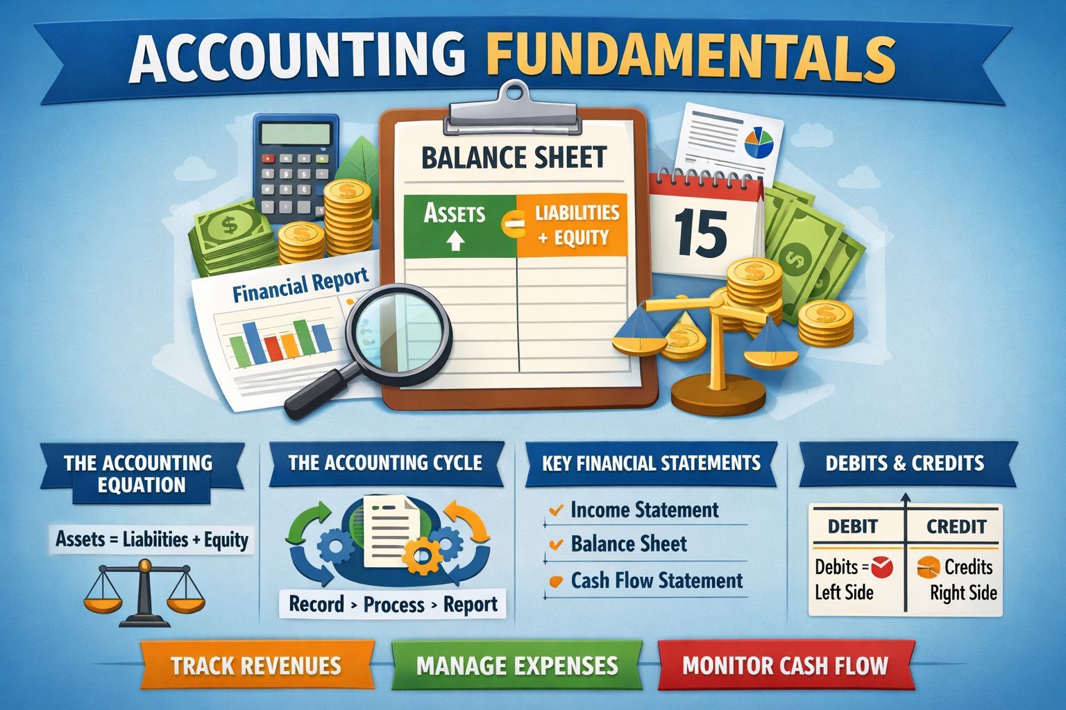 Accounting Students Learning