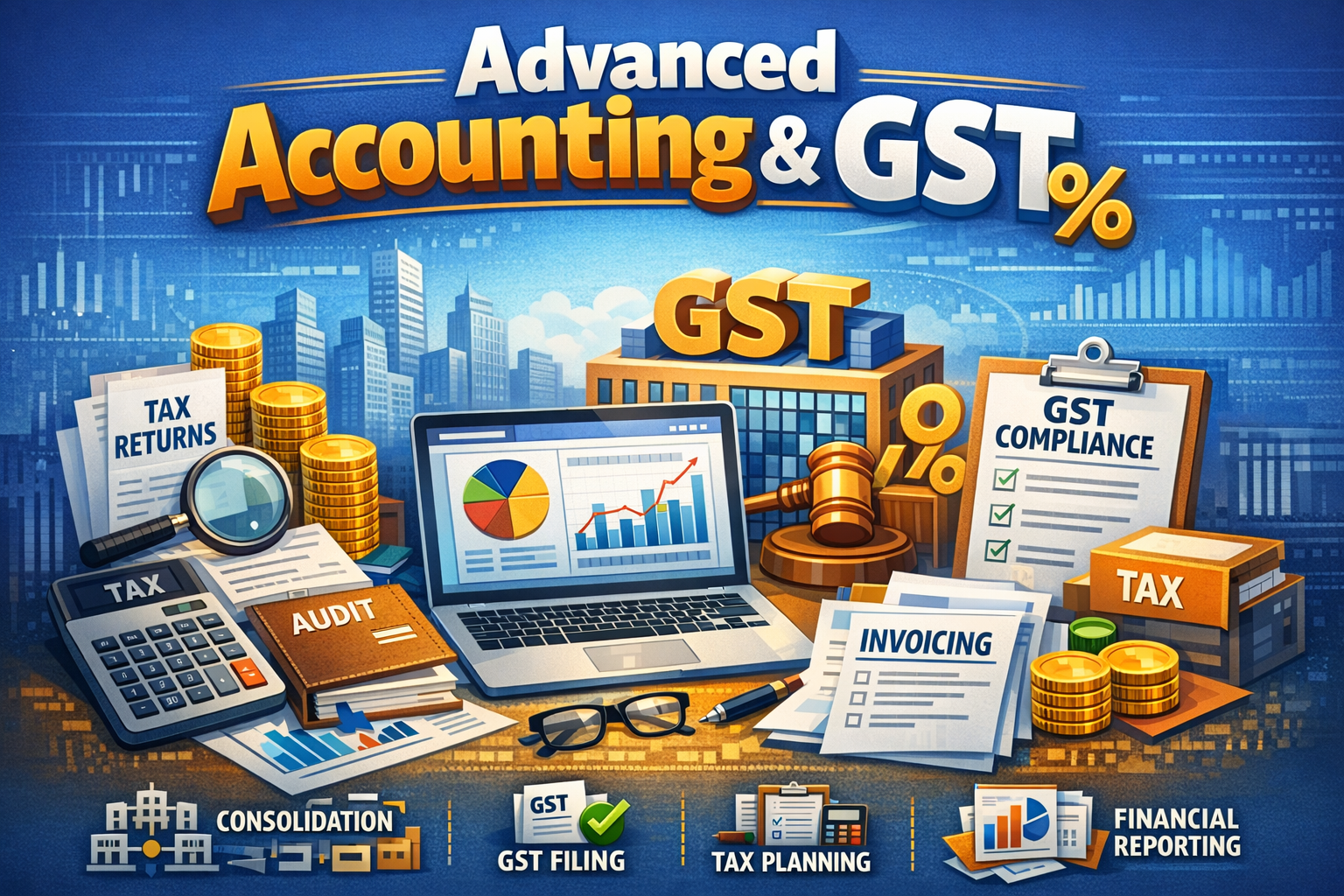 Students Learning Accounting Software