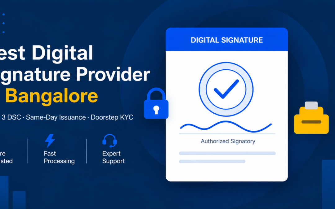Class 2 Digital Signature Certificate in Bangalore
